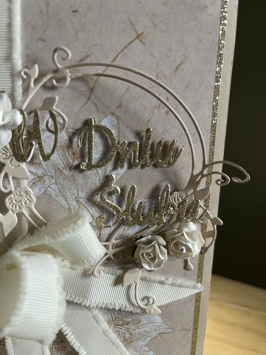 Kartka Ślubna w beżach