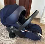Автокрісло Cybex cloud Q platinum + адаптери