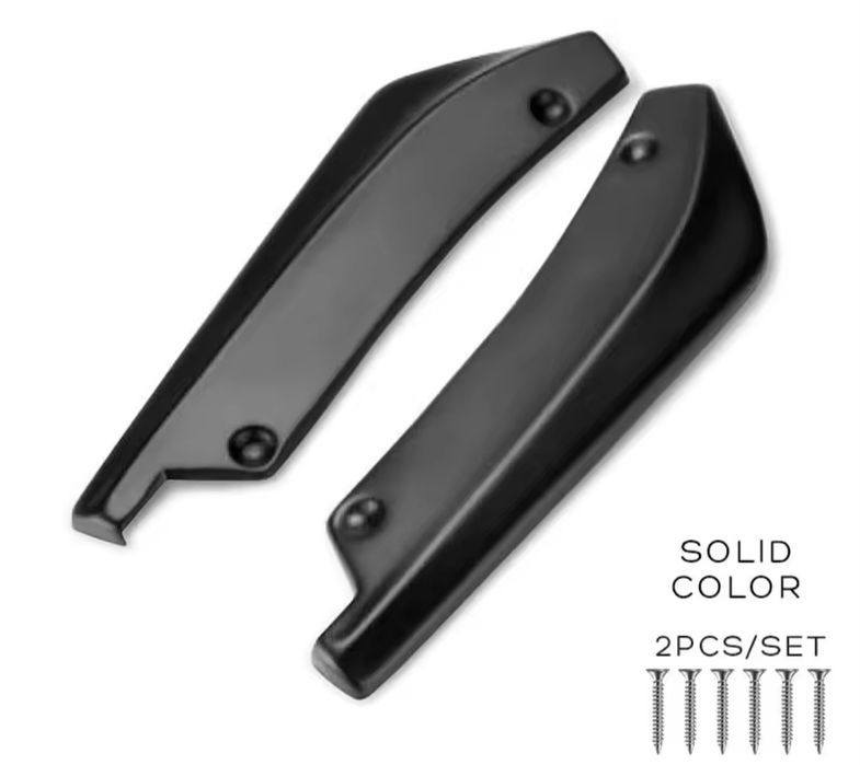 Універсальні накладки на бампер. Губа бампера. Елерони, спліттер