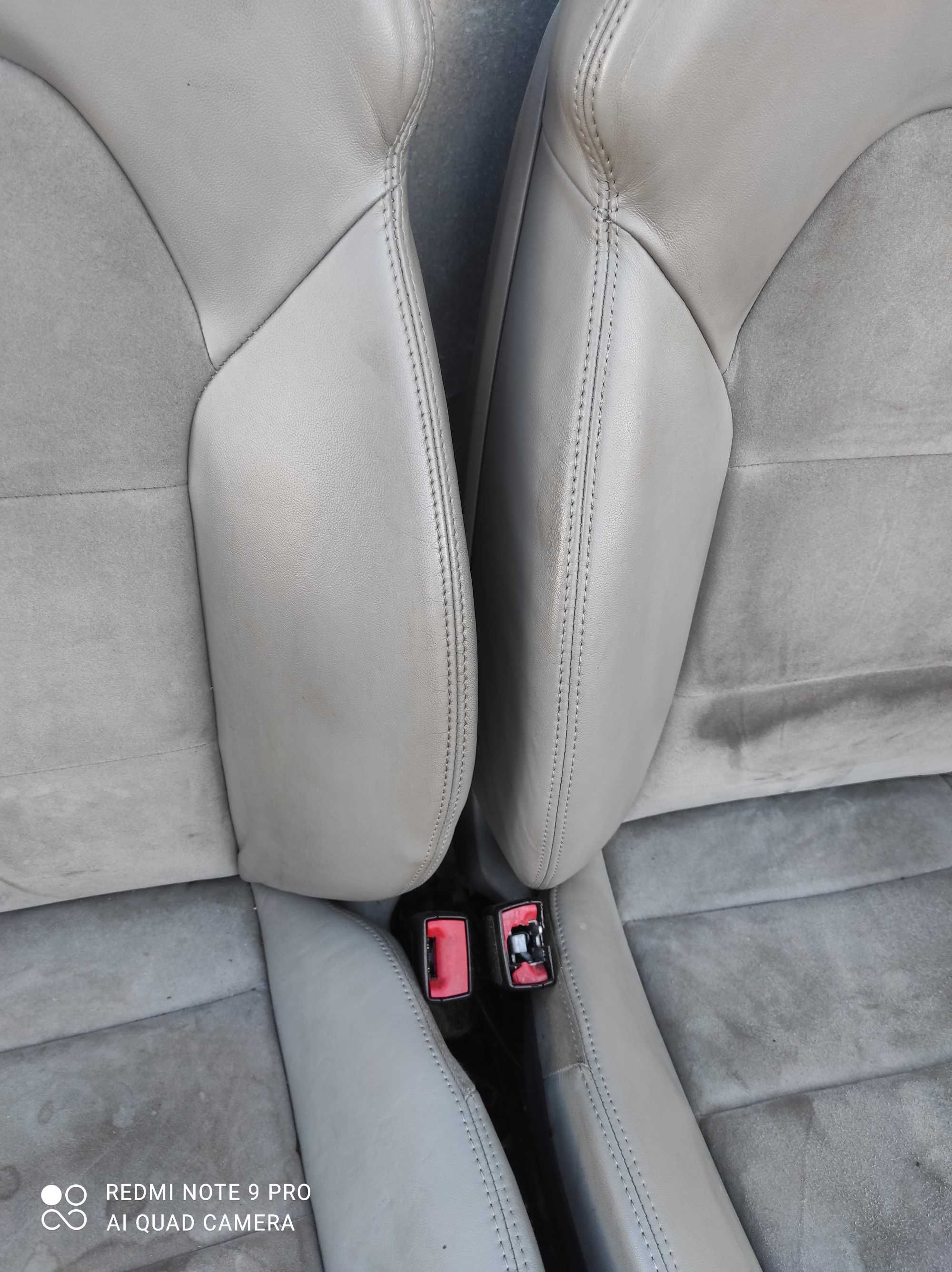 Audi A6 C6 fotele alcantara skóra siwe grzane Europa