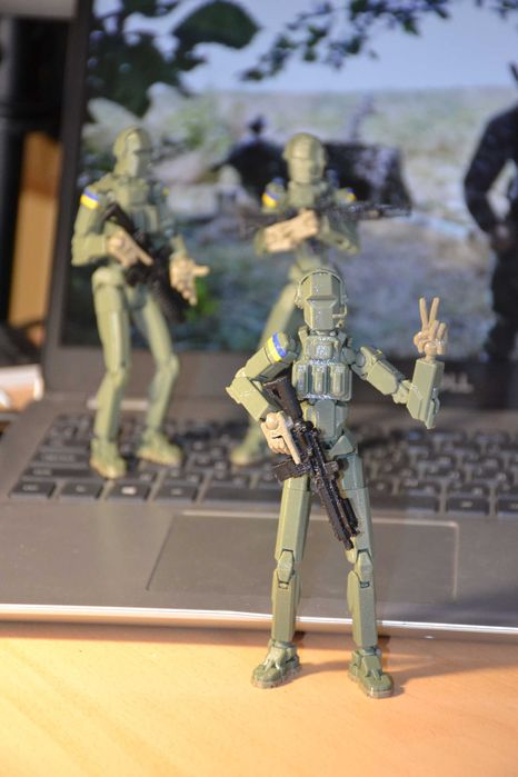 Рухома фігурка солдата D.Army 13 (робот Dummy 13, Lucky 13)