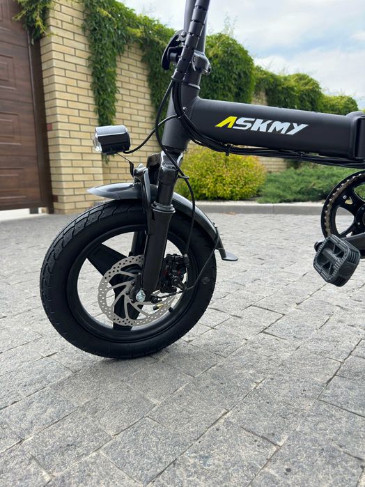 Електровелосипед ASKMY U15 чорний (48V 600W 18AH з сидінням та кошиком