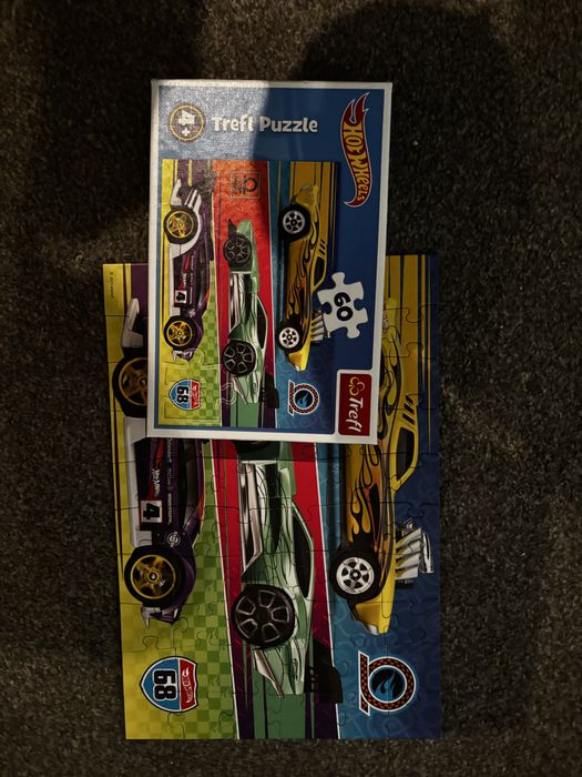 Puzlle hot wheels 60 trefl