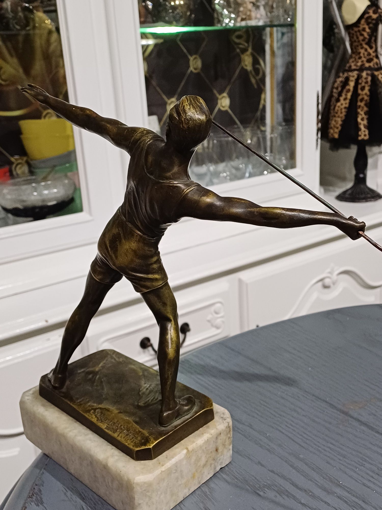 Javelin Thrower BRĄZ Otto Schmidt-Hofer  OKAZJA
