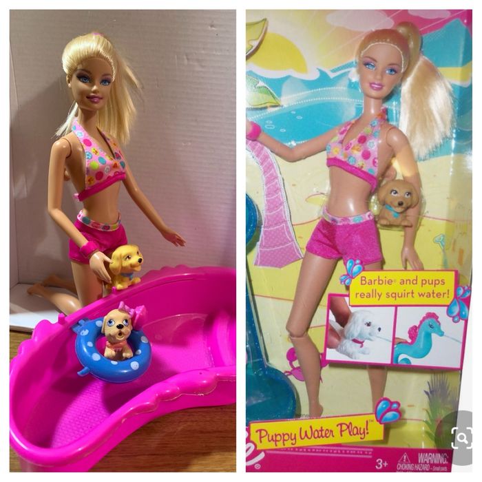 Barbie puppy water play іграшка- бризкалка для купання