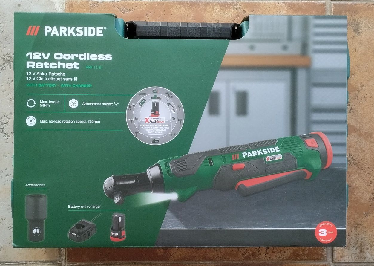 Roquete Parkside com bateria e carregador 12v novo