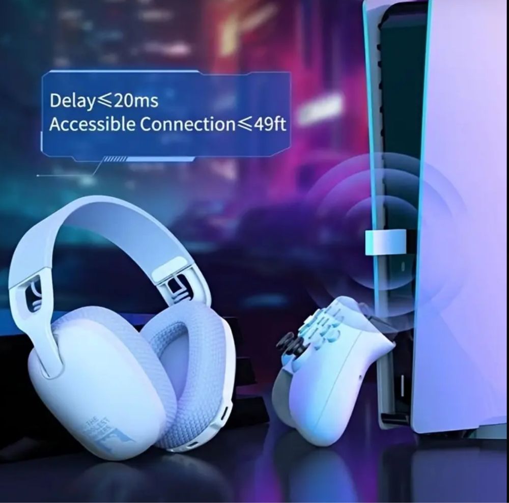 Ігрова гарнітура Onikuma B2 USB навушники з мікрофоном Bluetooth