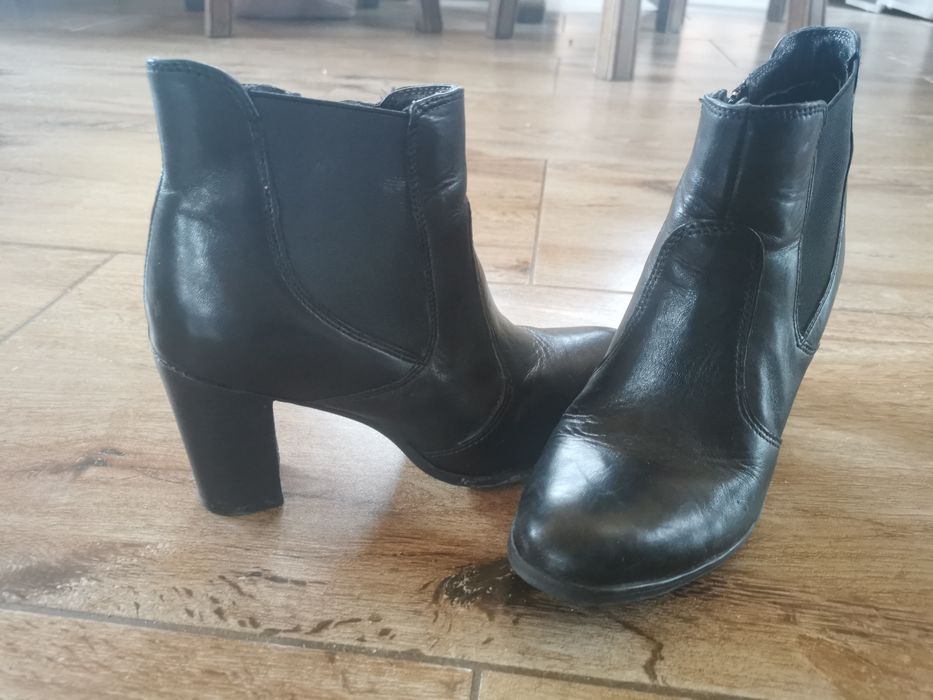 Botki 5th Avenue skóra ubrane 2 razy