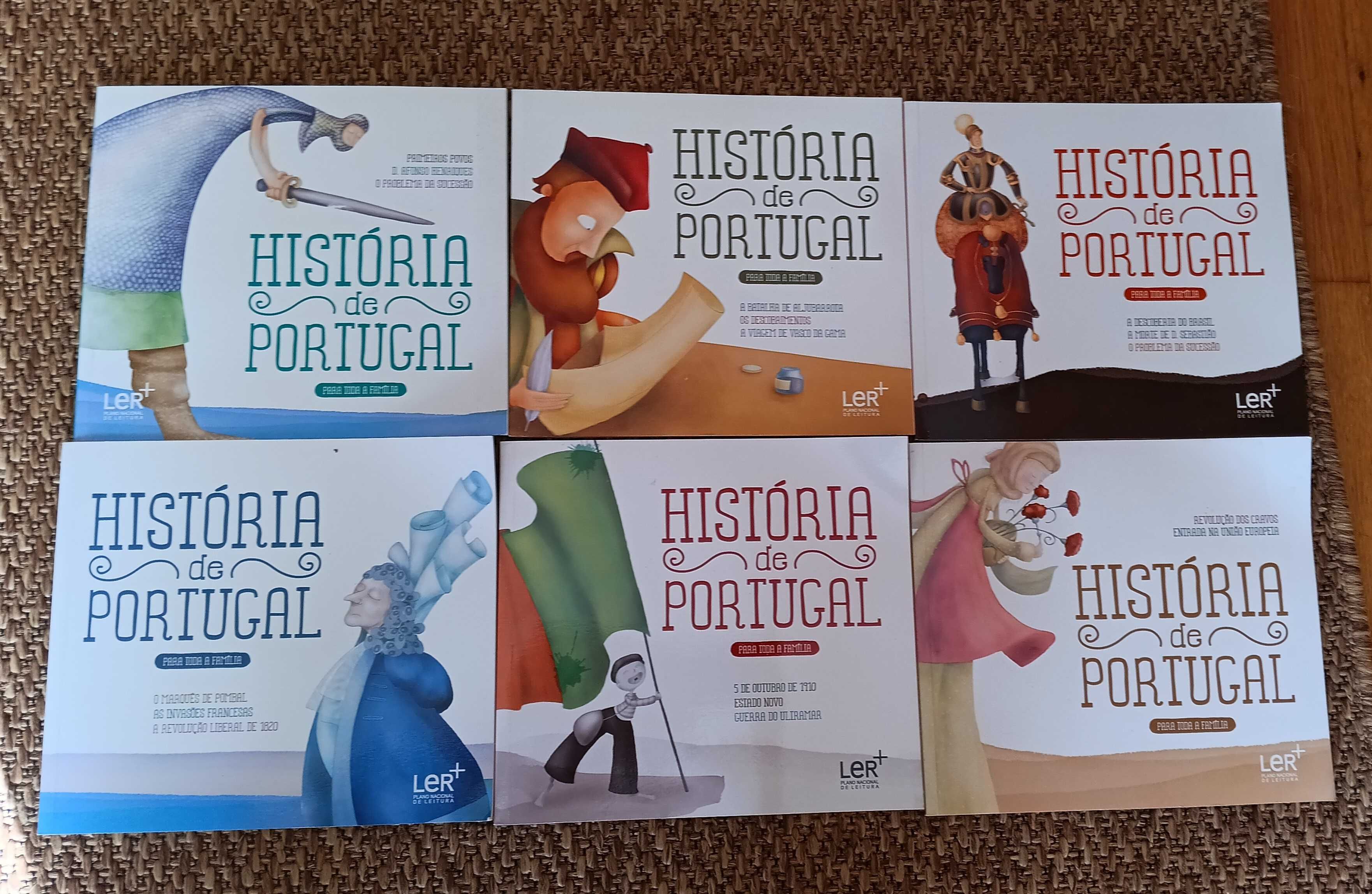 Coleção de 6 Livros "História de Portugal" | portes incluídos
