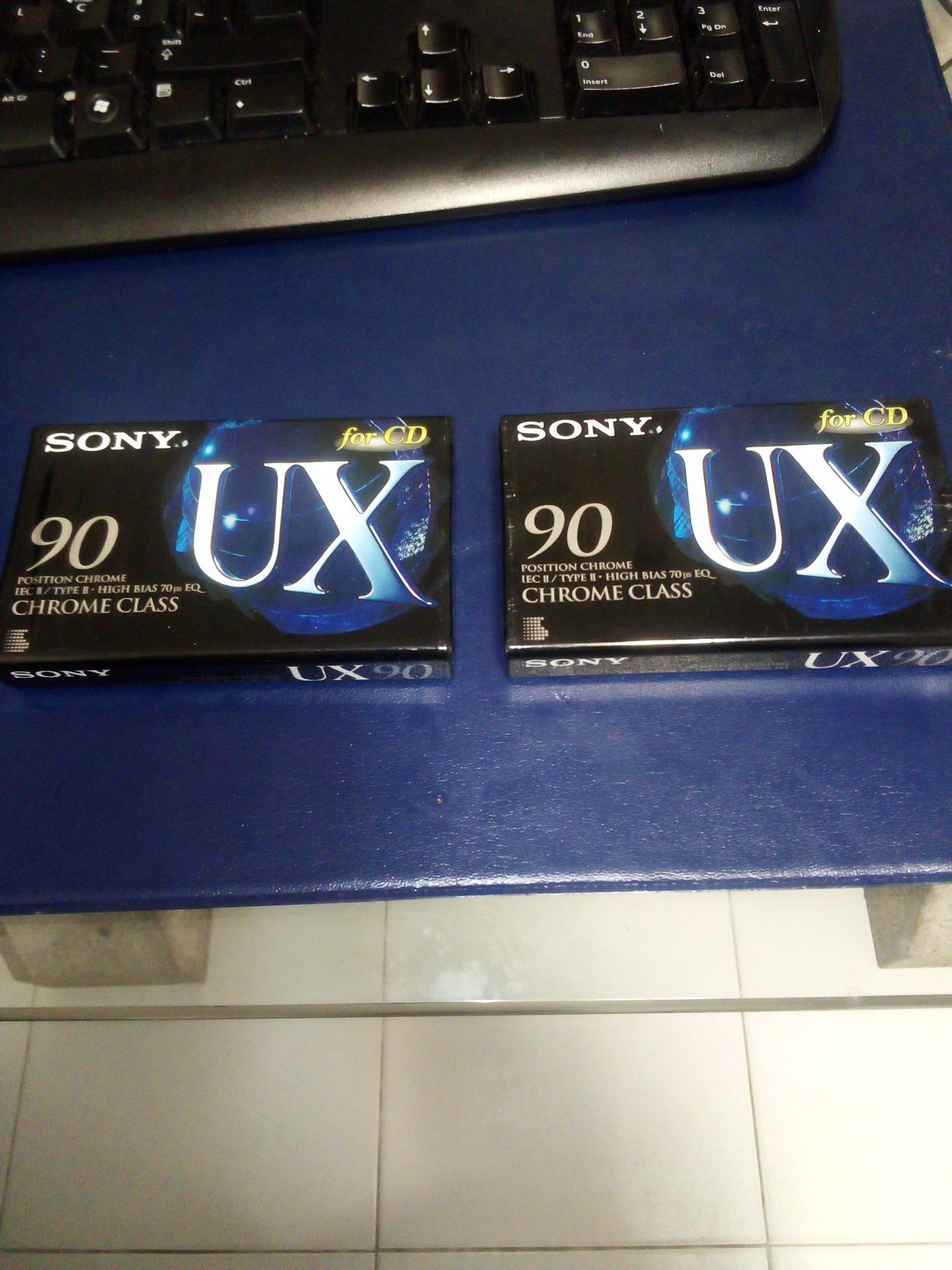 Cassetes Sony UX 90 seladas
