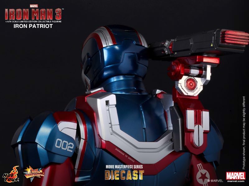 1/6 hot toys mms 195 D01 IRON MAN 3 IRON PATRIOT