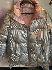 Куртка женская цвет серебро демисезонная