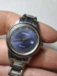 Damski zegarek Citizen Eco-drive bi color niebieska tarcza