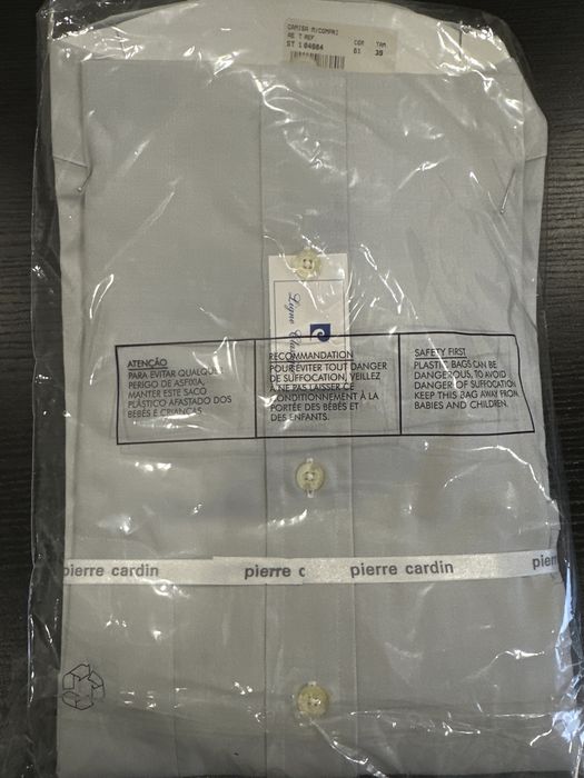 Camisa Pierre Cardin manga comprida