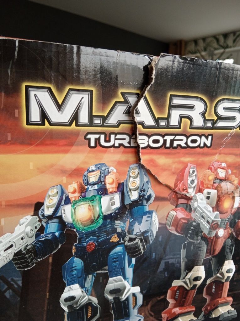 robot mars turbotron czerwony