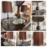 Para wloskich lamp stolowych mid century lata 70-te