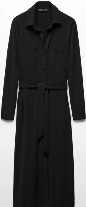 Vestido camiseiro cinto tamanho XS