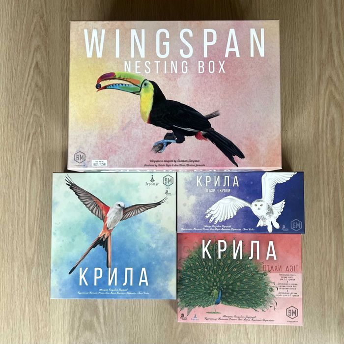 Настільна гра Крила (Wingspan)