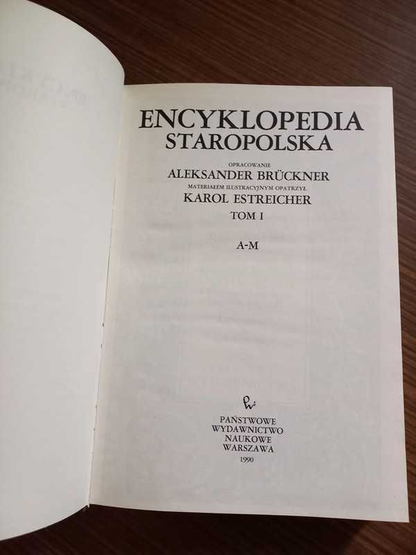 Encyklopedia Staropolska t. 1,2 - nowa- Aleksander Bruckner