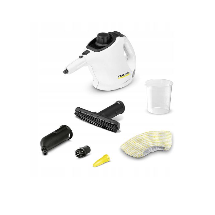 Parownica KARCHER Do Mieszkania 1200W - DUŻY Zestaw Końcówek