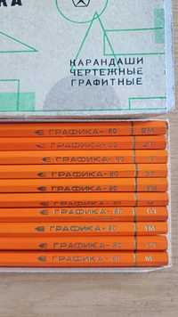 Олівці для креслення.  Набір СРСР