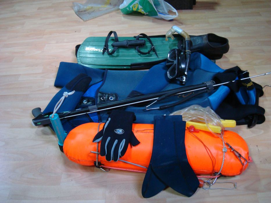 Equipamento de pesca submarina