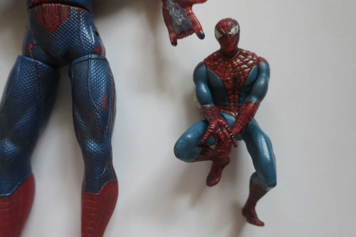 Zestaw dwie vintage figurki Superman Spiderman Marvel Hasbro