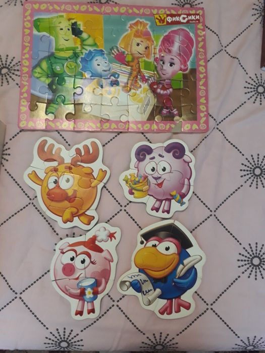 Пазли м'які для самих маленьких