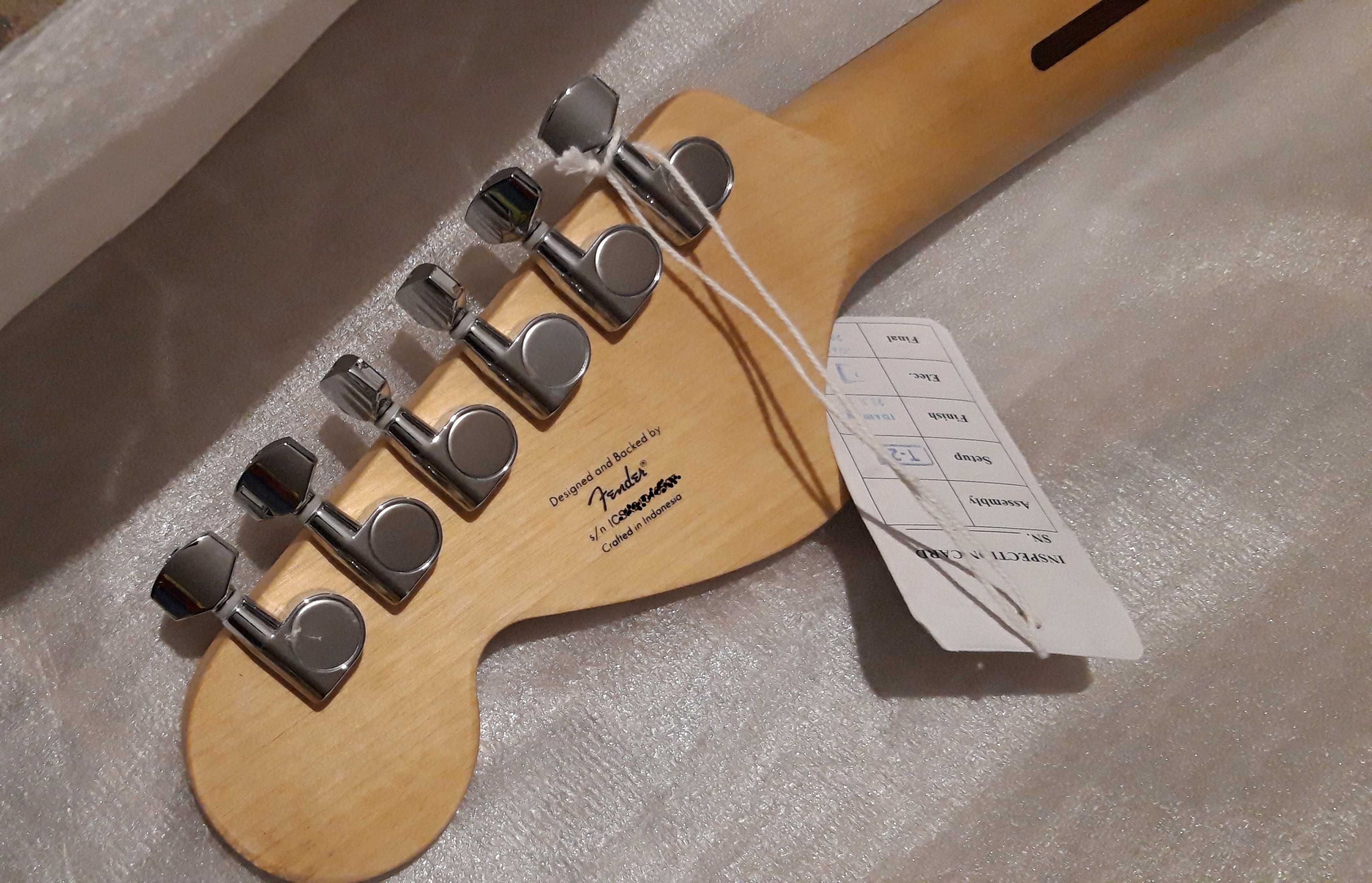 Guitarra elétrica stratocaster.