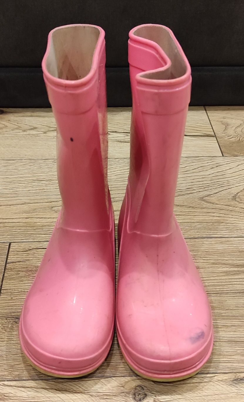 Buty kalosze dziewczęce różowe 30