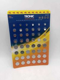 Tronic Baterie Guzikowe Różne rodzaje 48sztuk