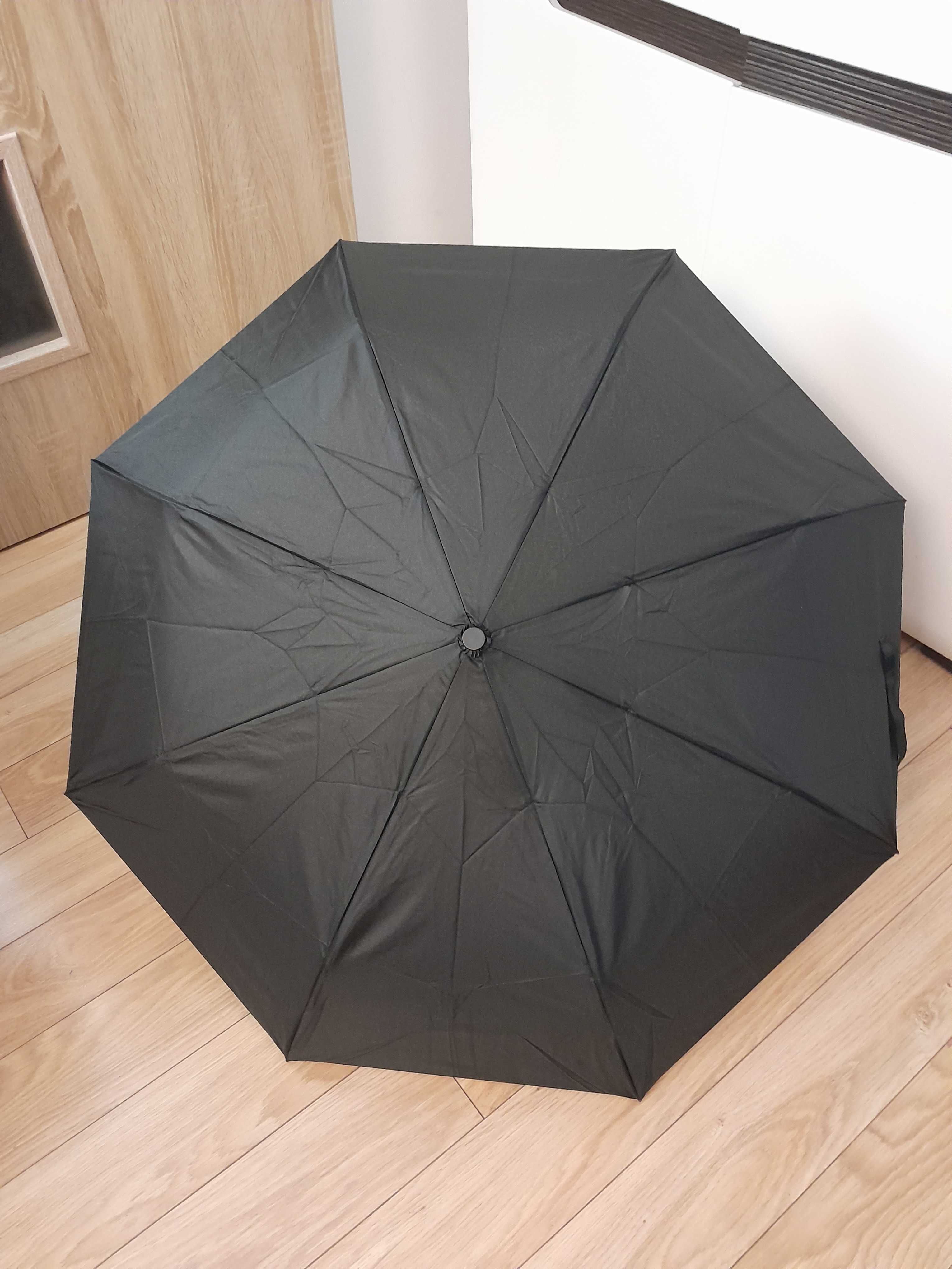 Nowy mini parasol Falconetti, półautomat_Windproof_Umbrella_91, czarny