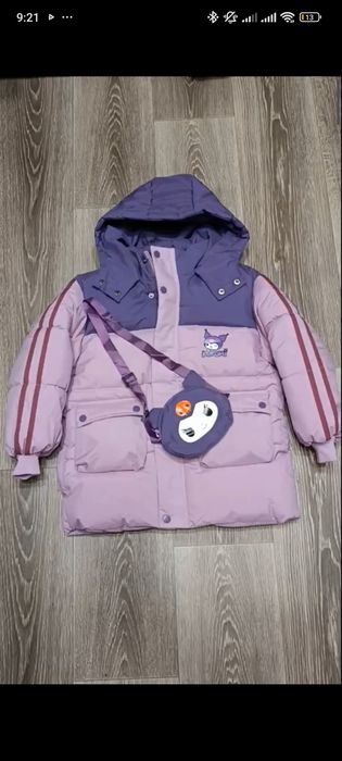 Дівоча зимова куртка в стилі Куромі,тепла,для дітей
