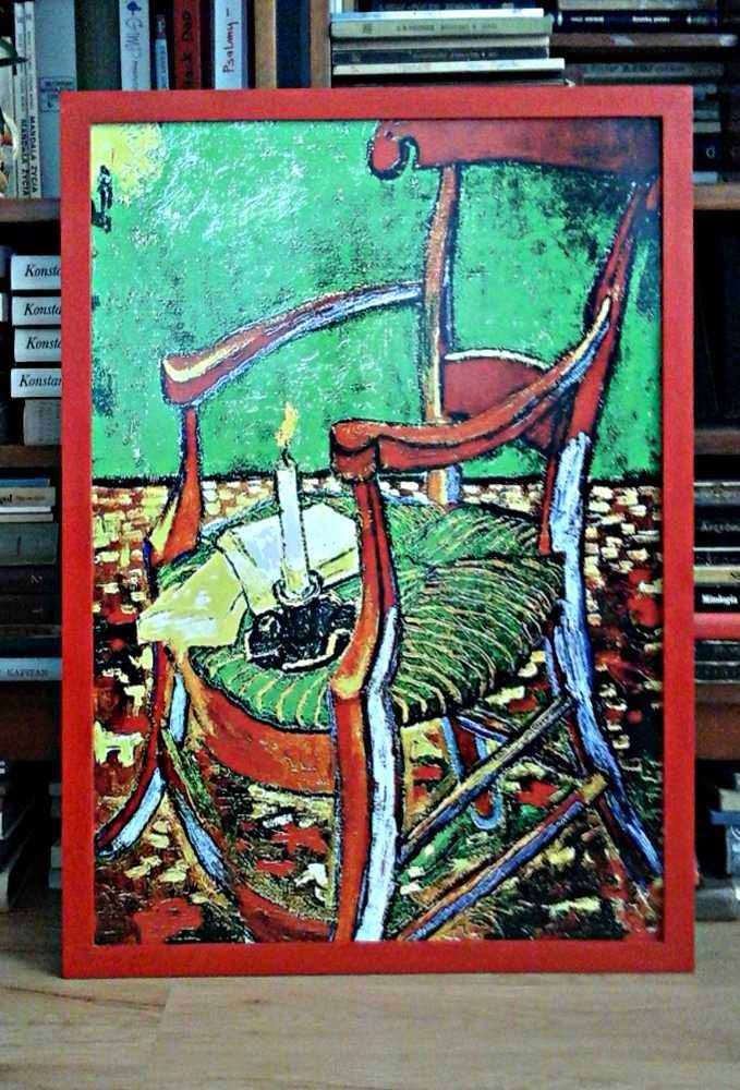 Obraz w ramie, reprint - Fotel Gauguina - Van Gogh *