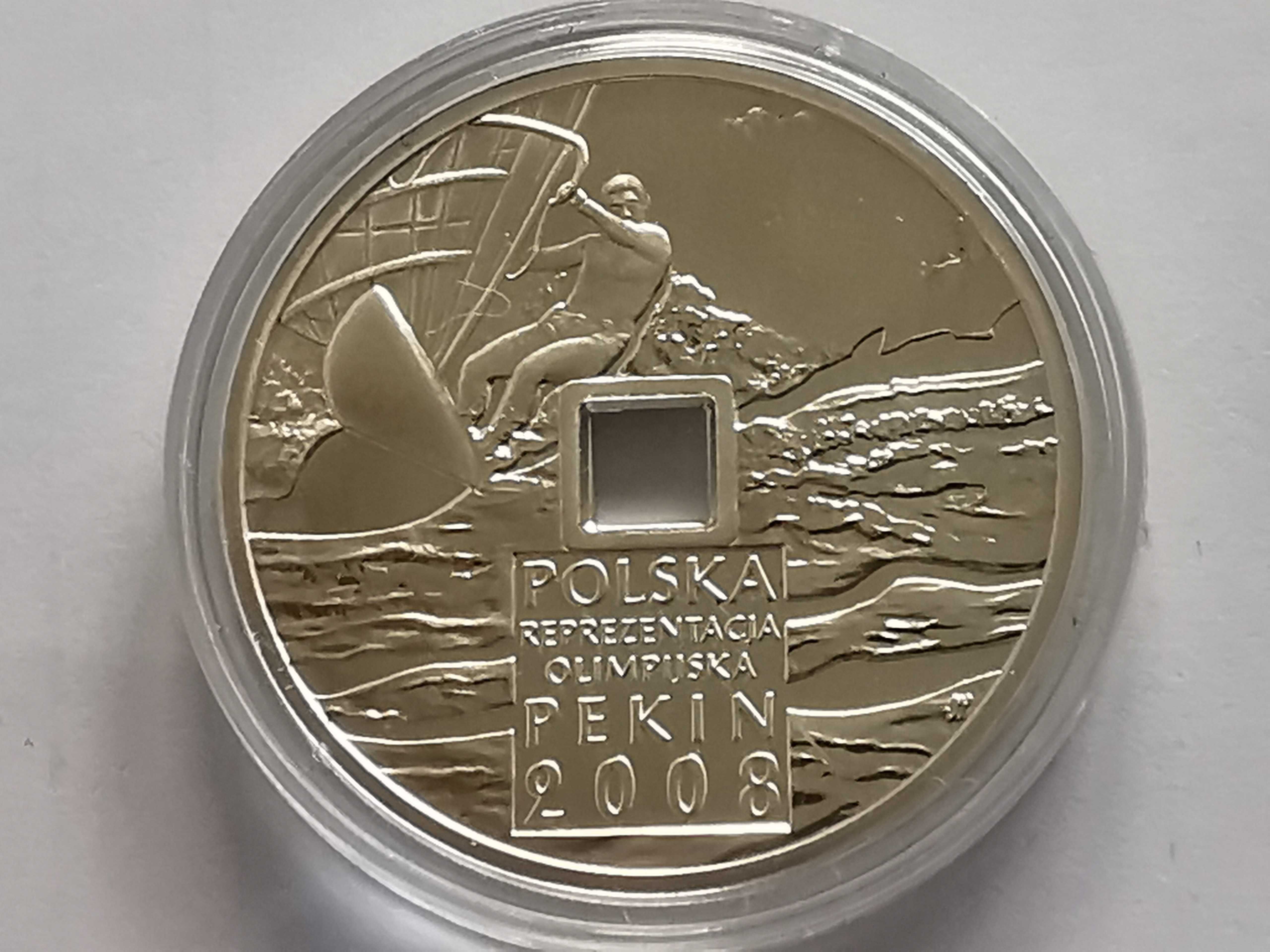 Moneta Pekin 2008 - Lustrzanka 10zł