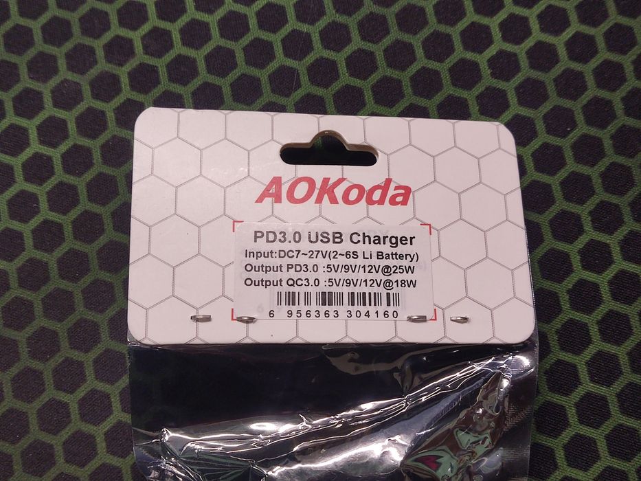 Універсальна зарядка PD 3.0 usb 25w AOkoda XT 60 (від АКБ дрона)