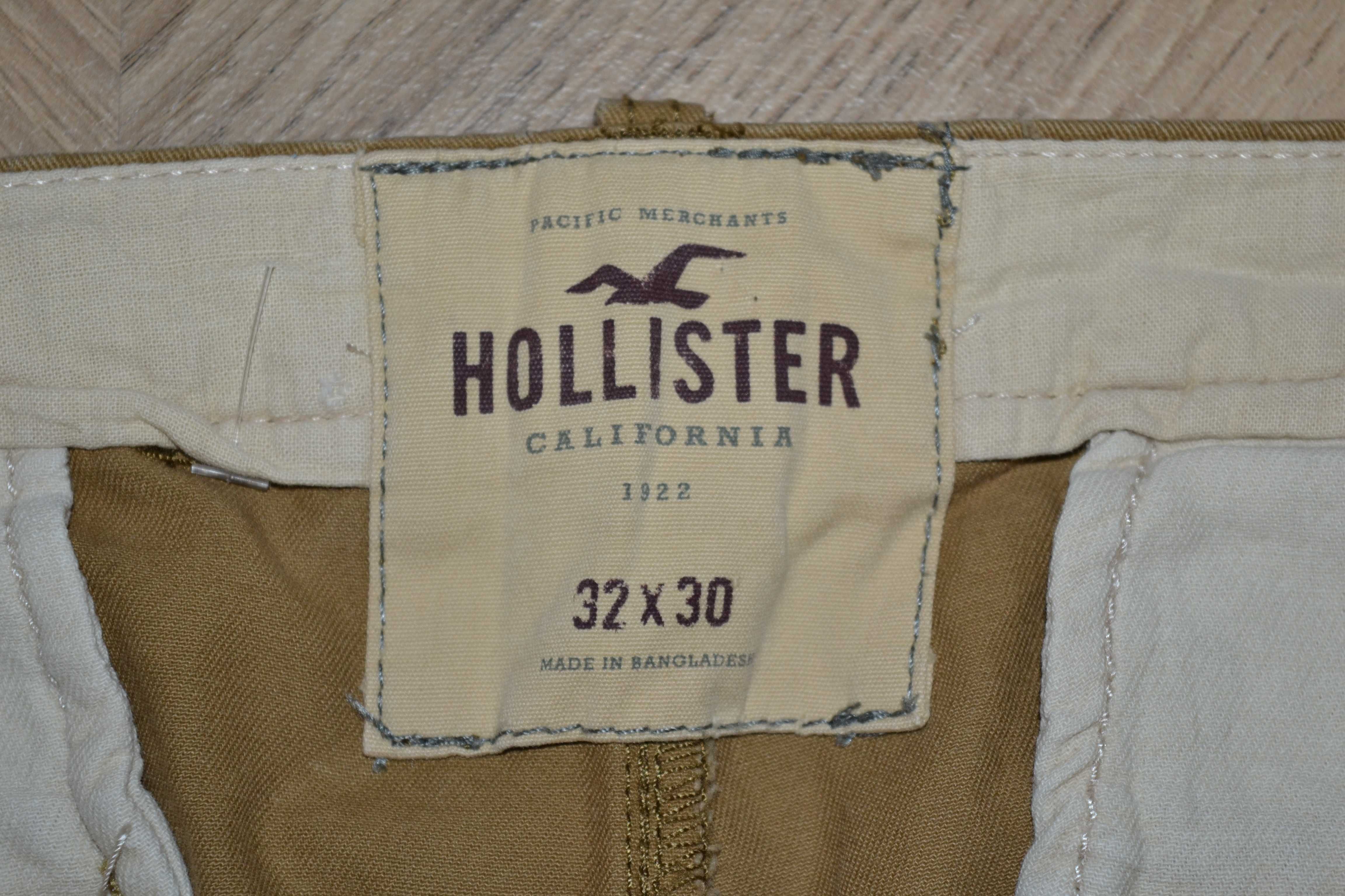 Hollister by Abercrombie _ spodnie chinosy eleganckie _ 32/30 pas 86cm
