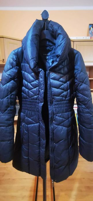 Kurtka czarna, zimowa, damska, rozm. 42