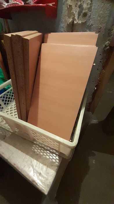 Półki do mebli,wiórowe, laminowane 8szt.