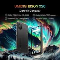 НОВЫЙ Смартфон Umidigi Bison X20 NFC 12/128 ГБ Android 13 6000 мАч