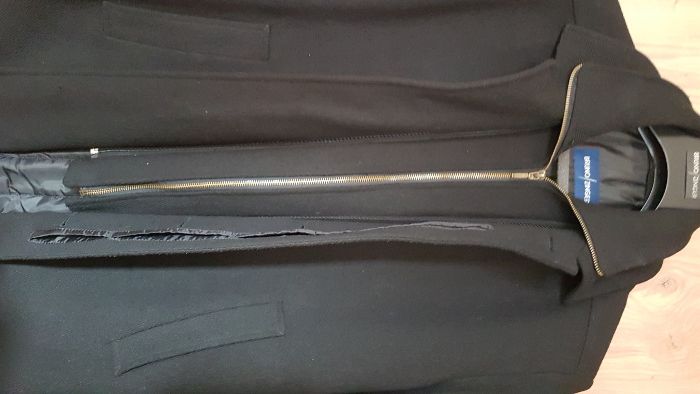 Płaszcz zimowy Bruno Zinger (Daniel 15) 176/56 Wełniany czarny NOWY