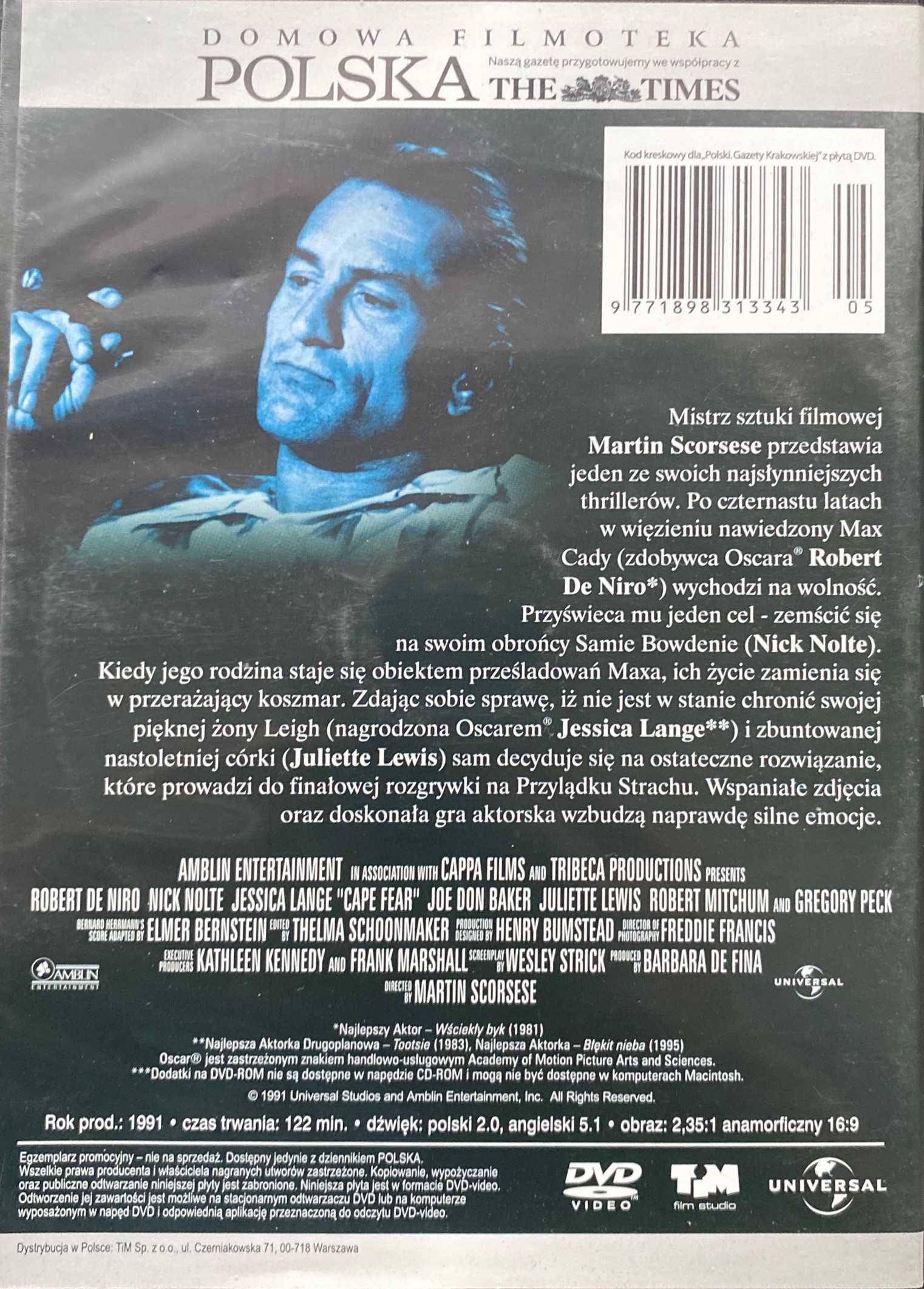 Film DVD Przylądek Strachu Martin Scorsese