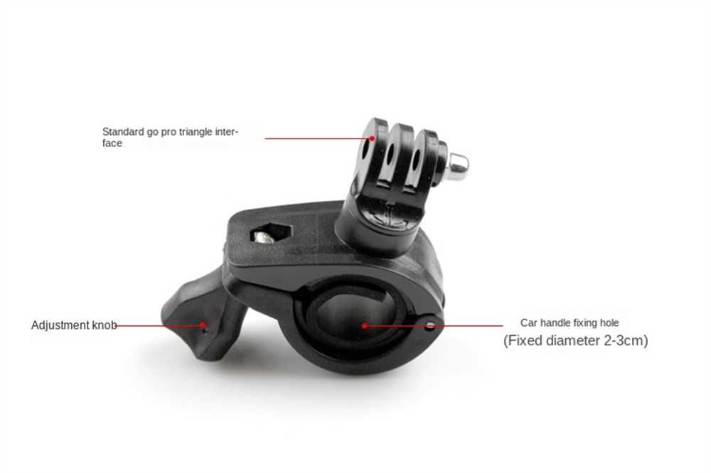 Uchwyt mocowanie na kierownicę do Gopro DJI Osmo kamera akcji