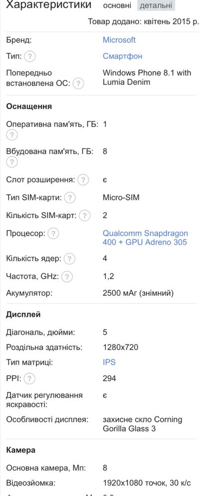 Microsoft Lumia 640 Dual Sim (Black) Смартфон Телефон