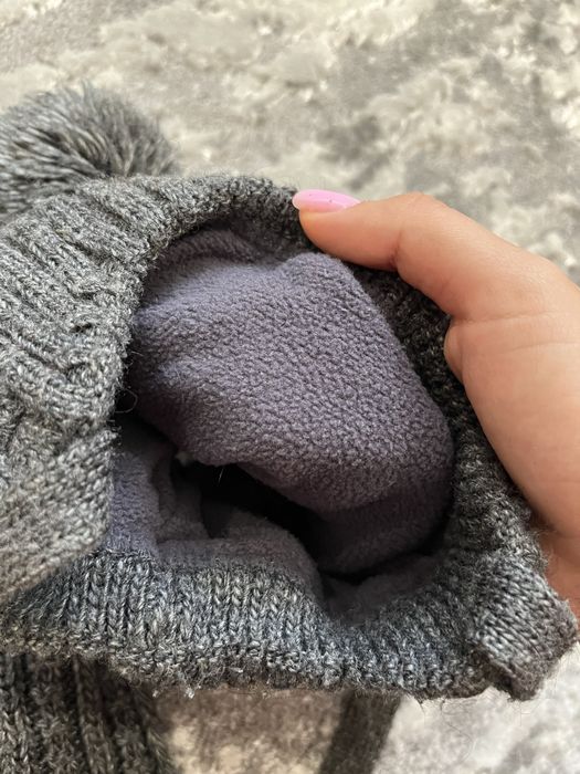 Дитяча шапка на зиму 86-92