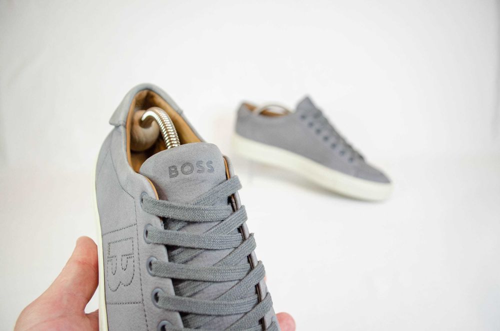 Boss Mirage Suede Trainers Кожаные Кроссовки Оригинал! р. 41-42 27 см