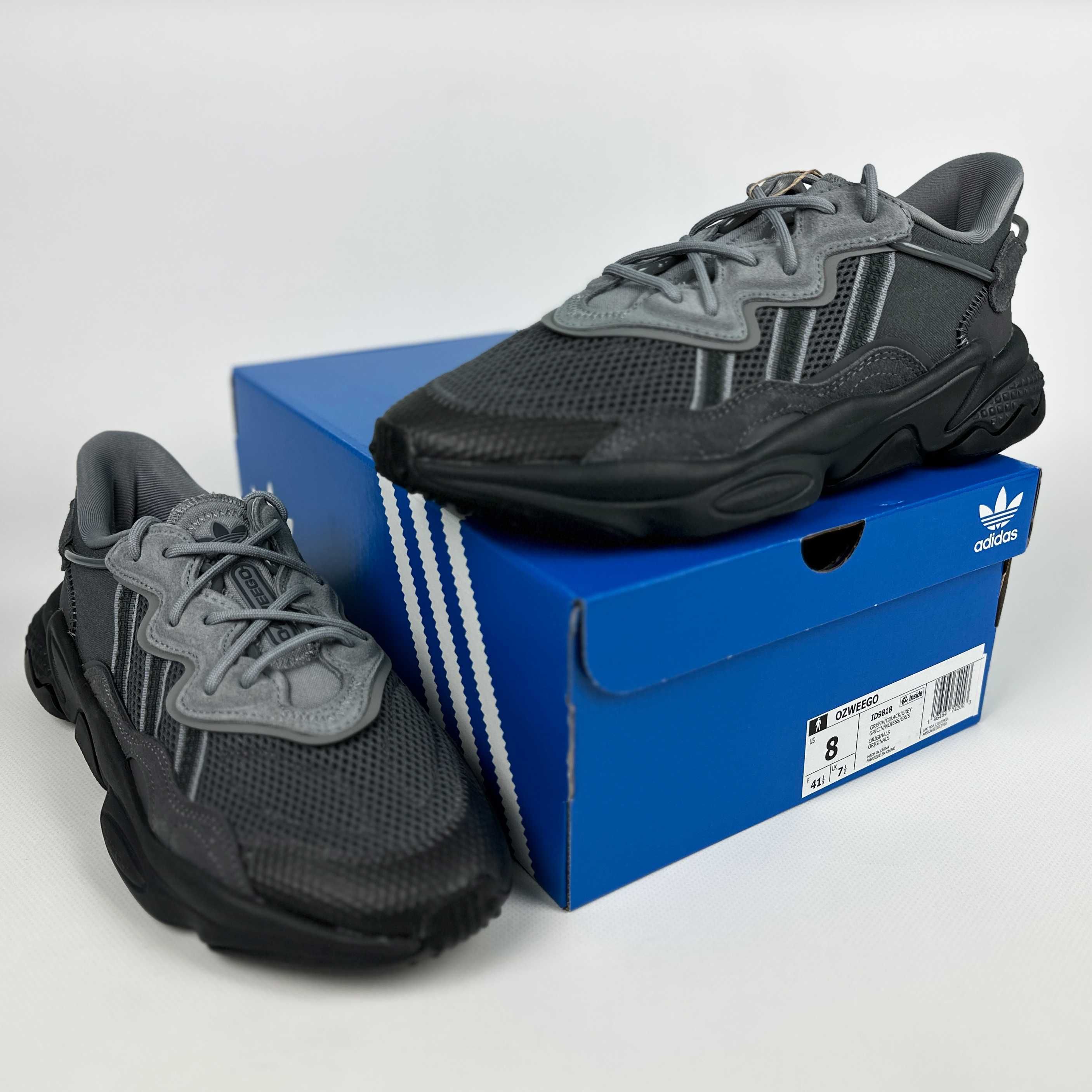 Кросівки Adidas Originals Ozweego Dark Grey Оригінал