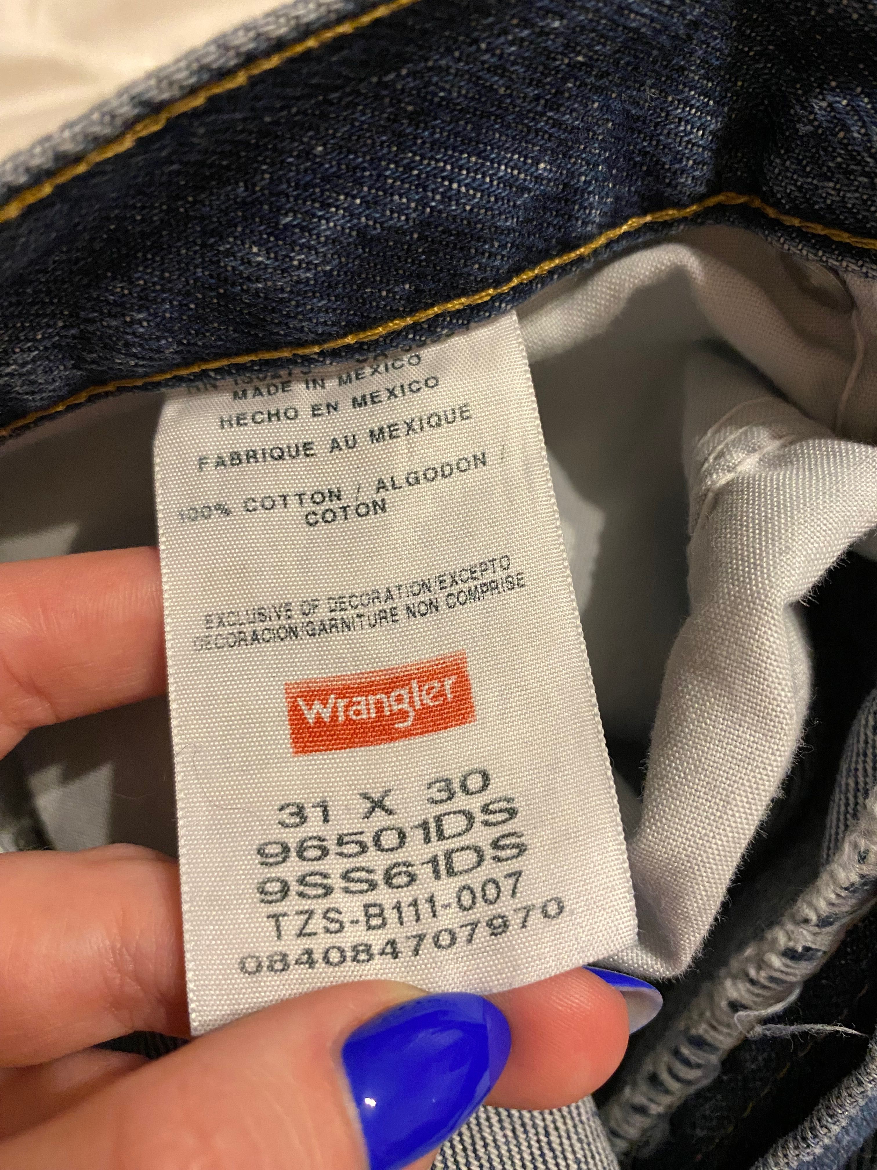 Джинси вінтажні  Wrangler прямого крою зі 100% котону