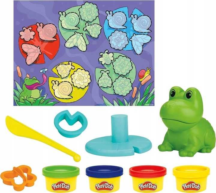Ciastolina Play-Doh ŻABKA nauka kolorów nowa