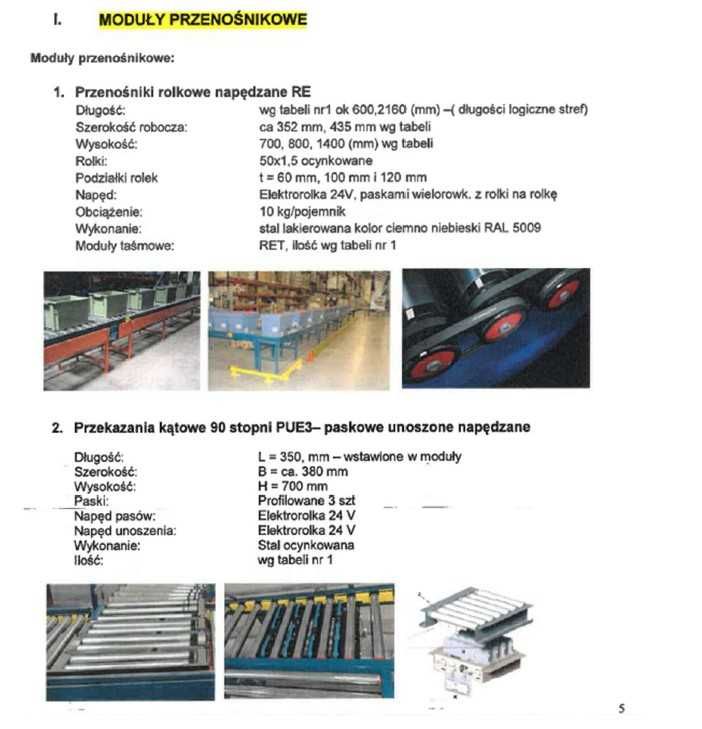 System do kompletacji zamówień, nowy, nieużywany.